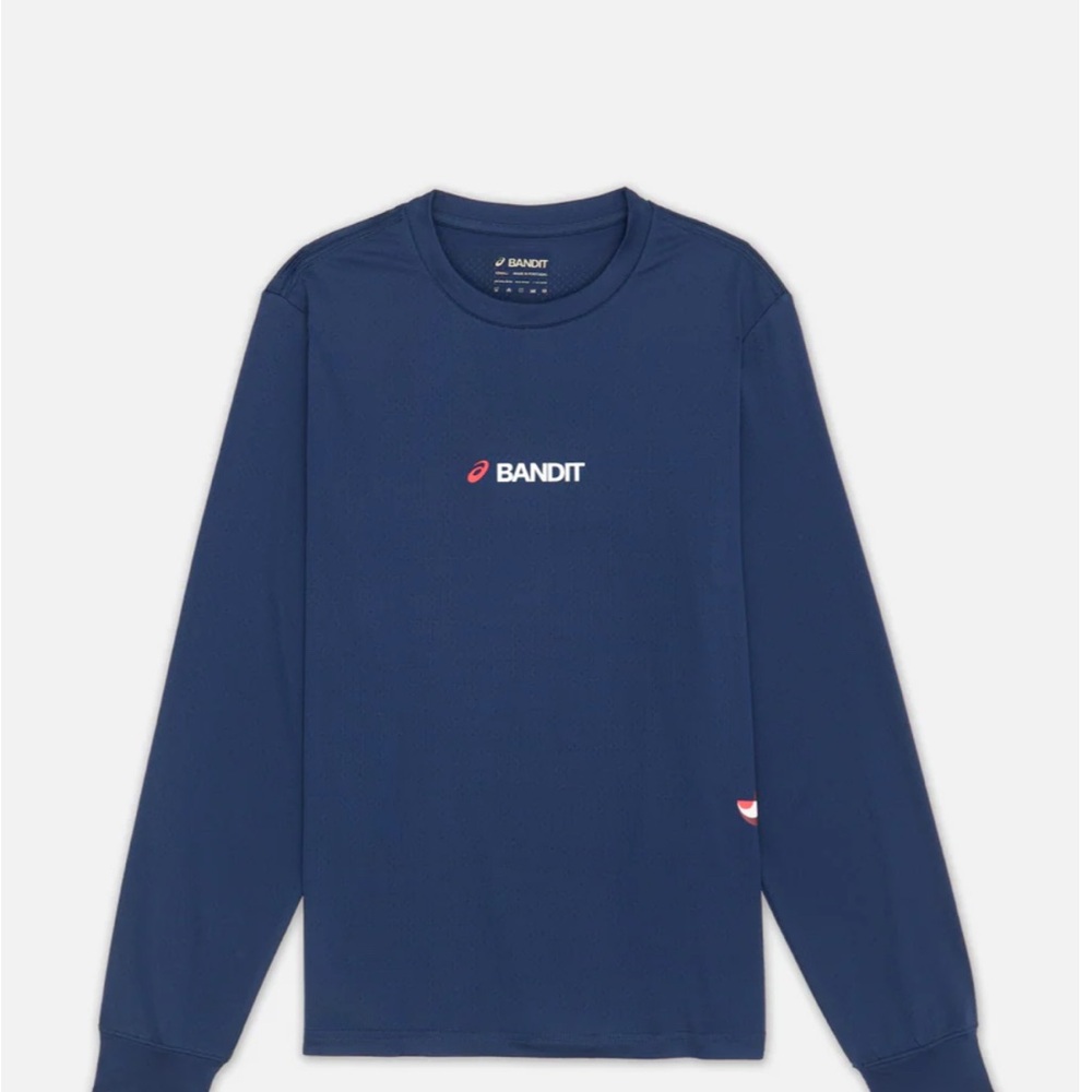 Bandit Asics NY Marathon Women's Navy Long Sleeve Top